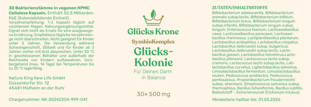 Glücks-Kolonie - 30 Kapseln