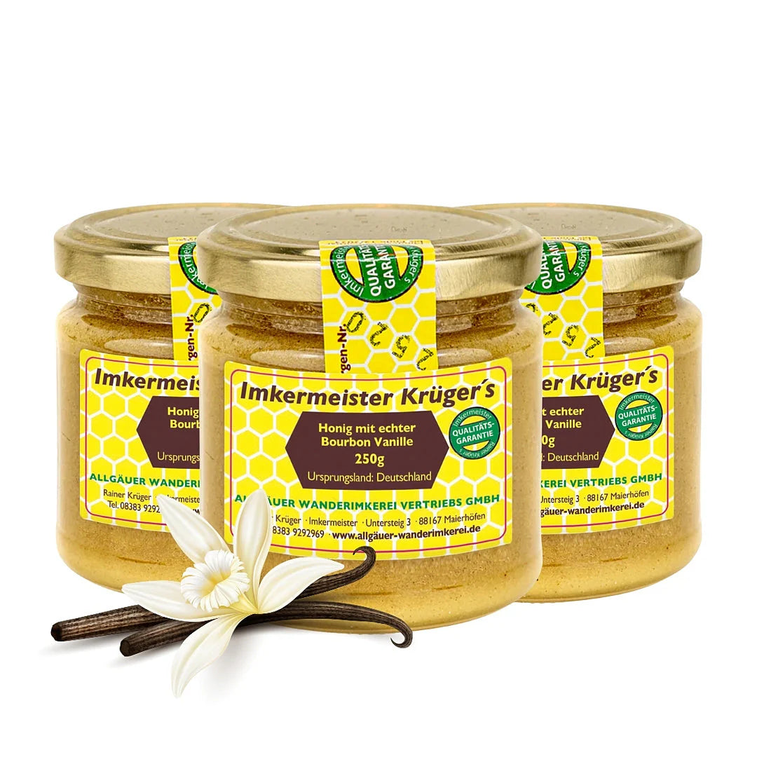Krüger Honig mit Bourbon Vanille (250 g)
