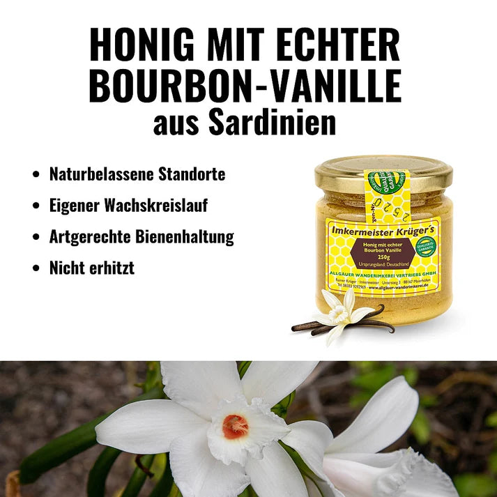 Krüger Honig mit Bourbon Vanille (250 g)
