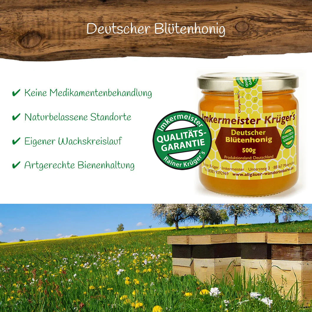Krüger Deutscher Blütenhonig (500g)