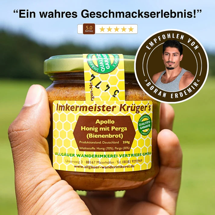 Krüger´s Apollo Honig mit Perga (250g)
