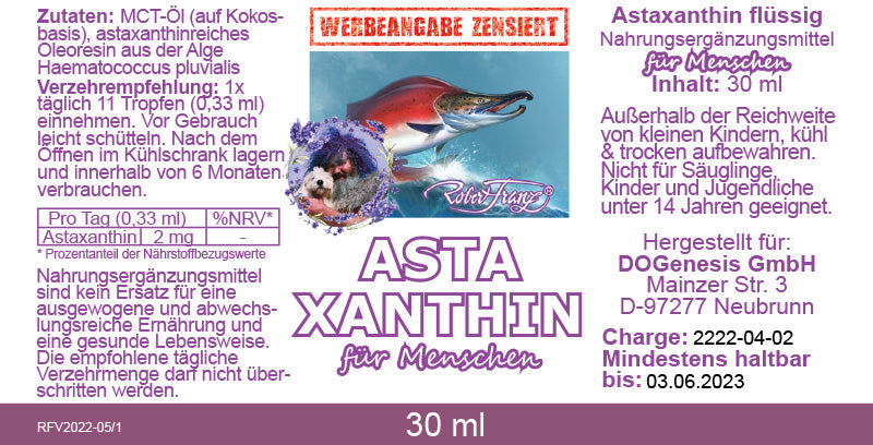 Astaxanthin (30 ml)