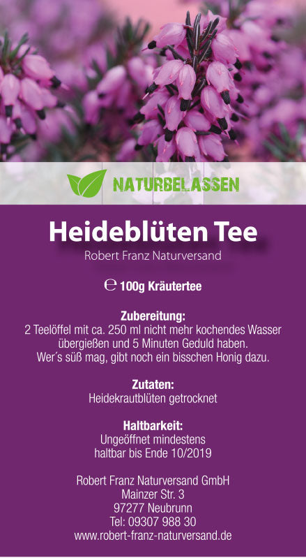 Robert Franz Heideblüten Tee (100g)