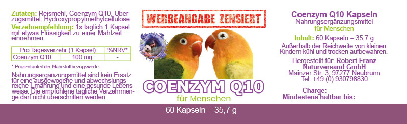Coenzym Q10 ( 60 Kapseln)