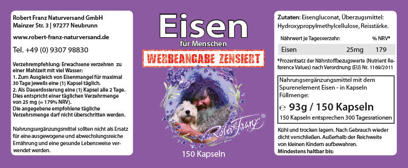 Robert Franz Eisen (60 Kapseln)