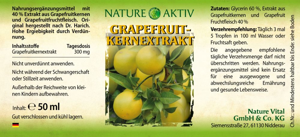 Nature Aktiv Grapefruitkernextrakt (50 ml)