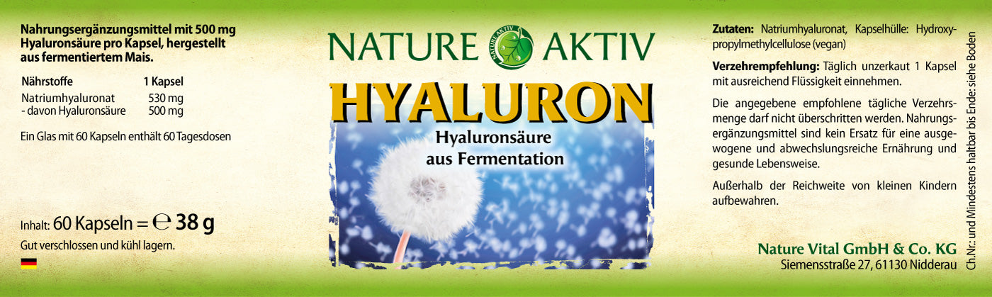 Nature Aktiv Hyalorun (60 Kapseln)