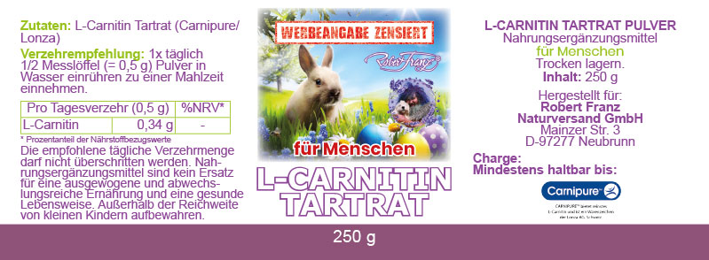Robert Franz L-Carnitin (Lonza)