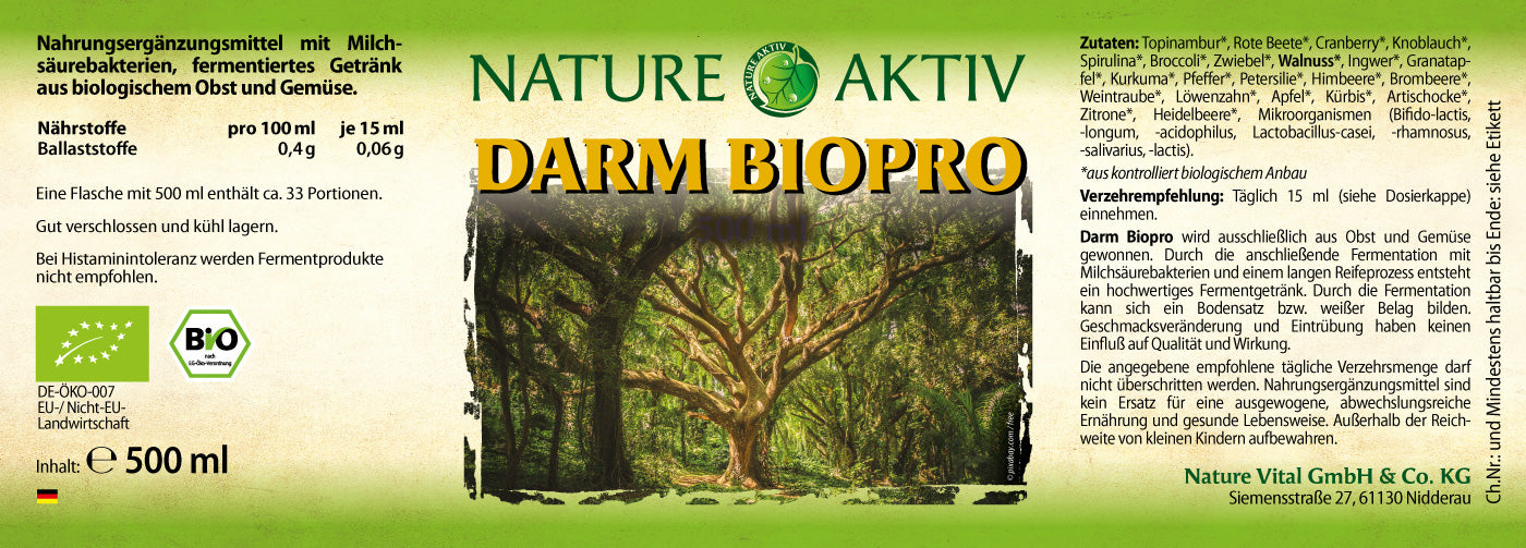 Nature Aktiv Darm Biopro - 1 Flasche (500 ml)