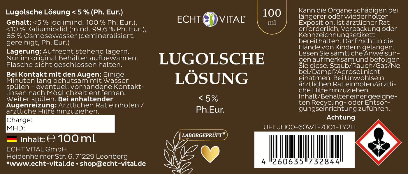 Lugolische Lösung (100 ml)