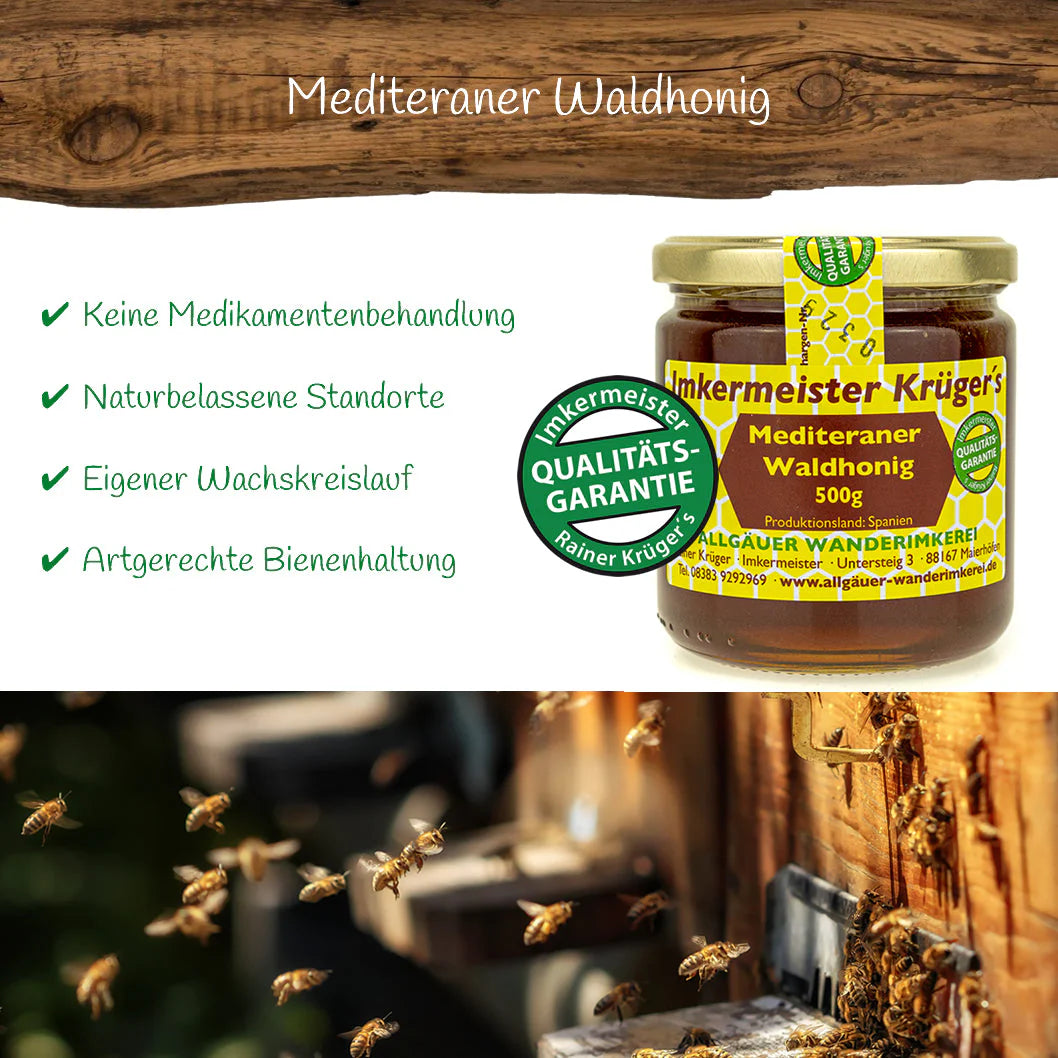 Krüger´s Mediterraner Waldhonig (500g)