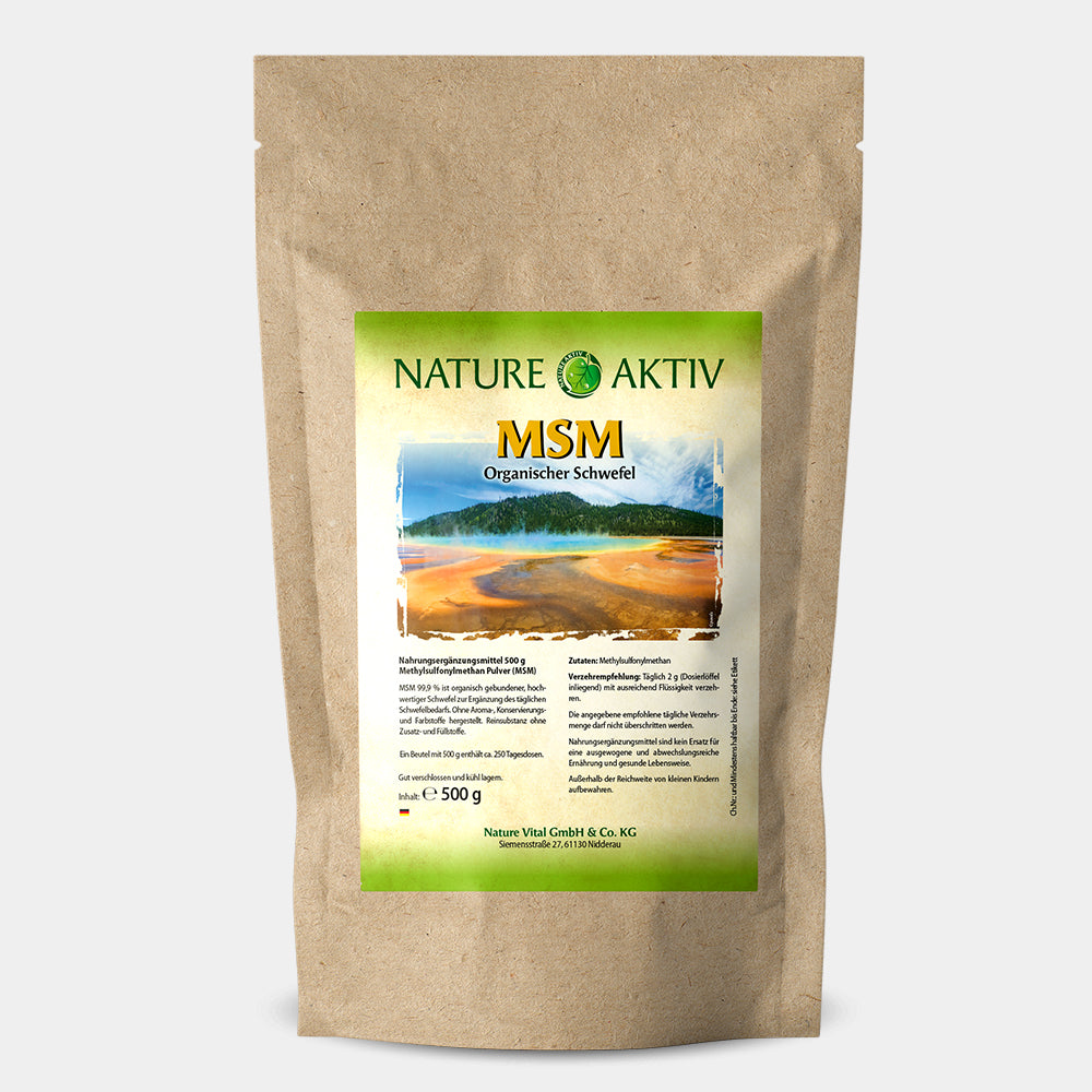 Nature Aktiv MSM Pulver (500g)