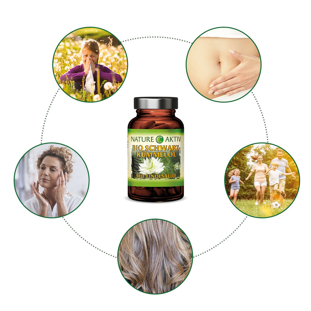 Nature Aktiv Bio Schwarzkümmel Öl (60 Kapseln)