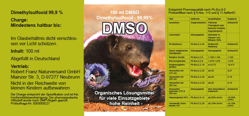 DMSO - organisches Lösungsmittel