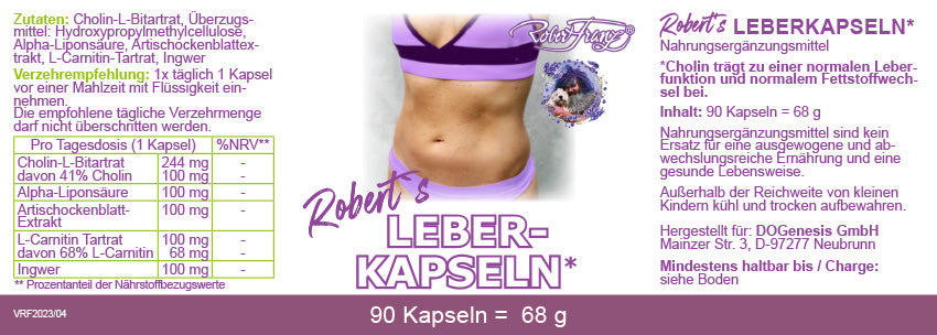 Robert´s Leber-Kapseln (mit Cholin)