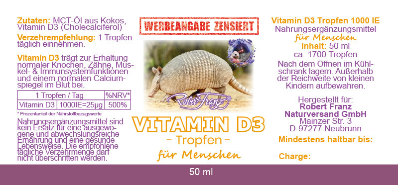 Vitamin D3 Tropfen 50ml