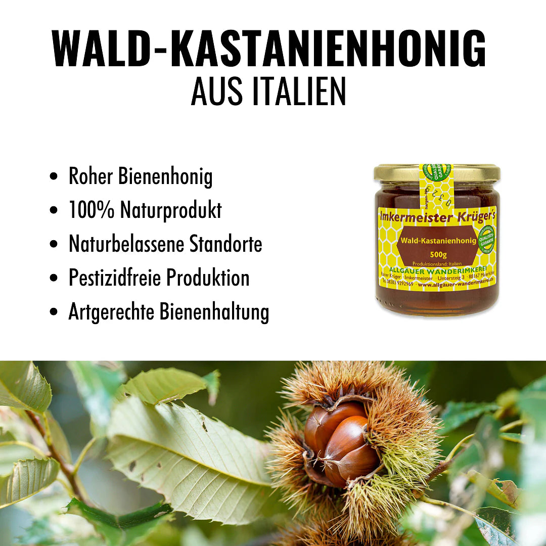 Krüger`s Wald-Kastanienhonig (500g)