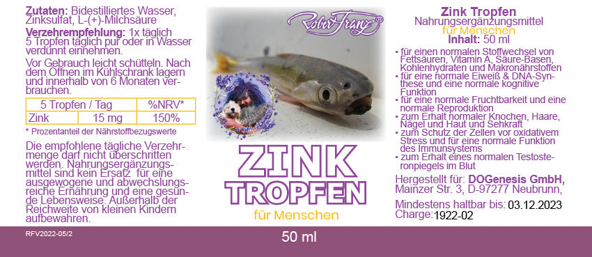 Zink Tropfen (50ml)