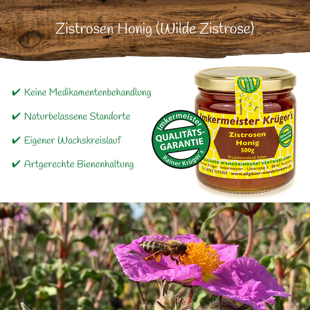 Krüger´s Zistrosenhonig (500g)
