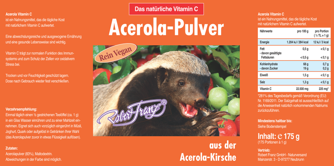 Acerola Pulver (175g)