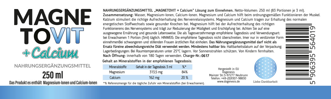 Magnetovit + Calcium (250ml)