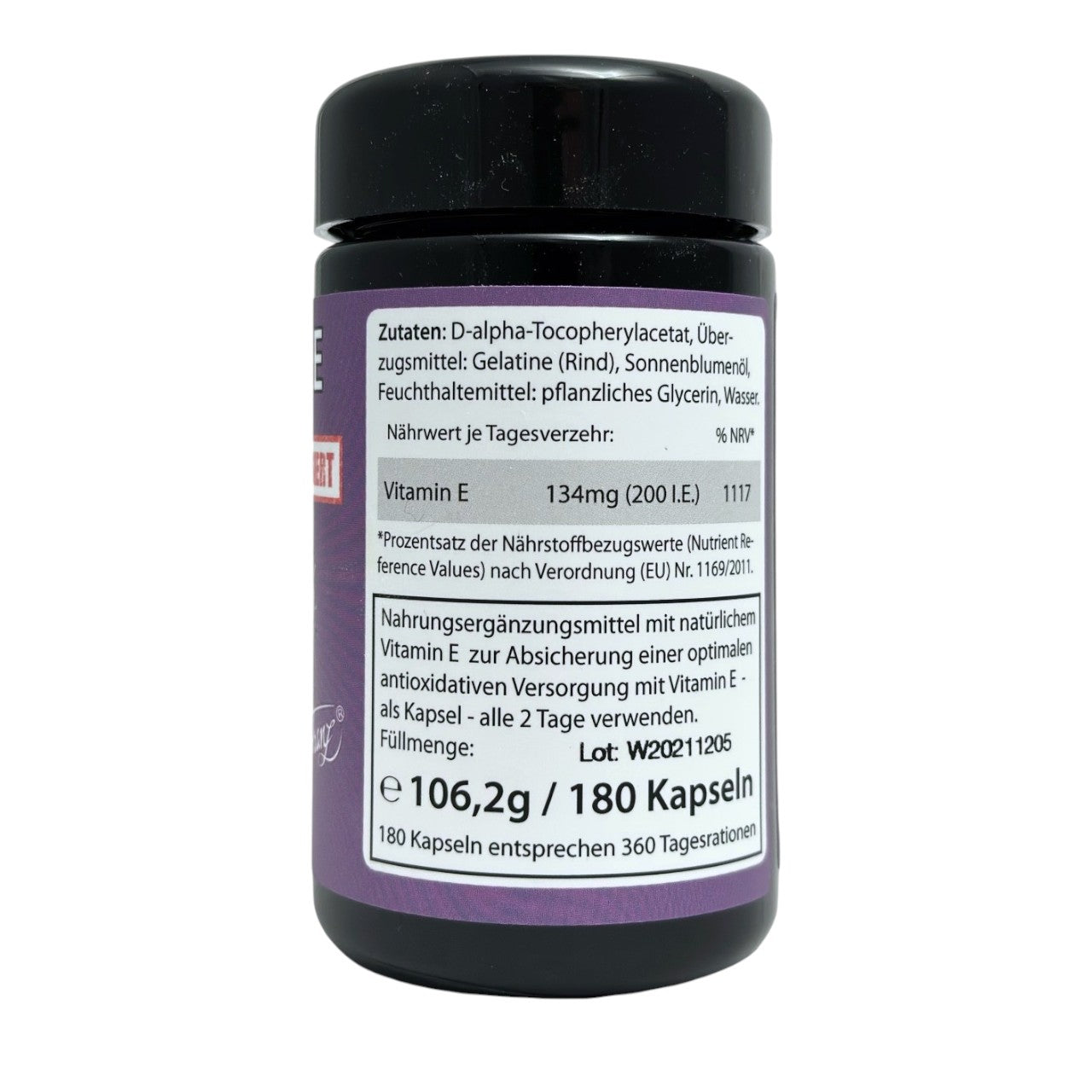 Vitamin E (180 Kapseln)