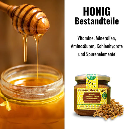 Krüger´s Apollo Honig mit Perga (250g)