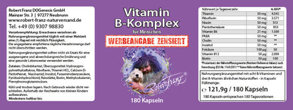 Vitamin B-Komplex (180 Kapseln)