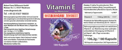Vitamin E (180 Kapseln)