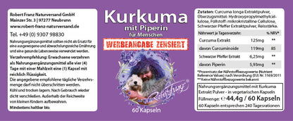 Robert Franz Kurkuma mit Piperin