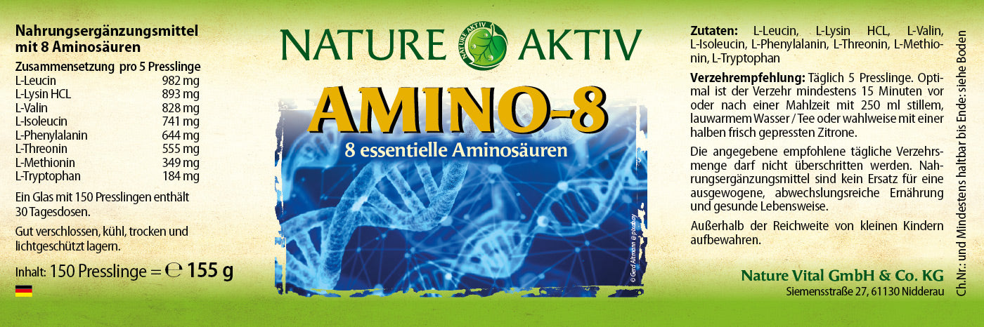 Nature Aktiv Amino-8 (150 Presslinge)