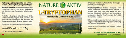 Nature Aktiv L-Tryptophan (60 Kapseln)