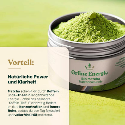 Grüne Energie - Bio Matcha