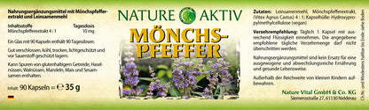Nature Aktiv Mönchspfeffer (90 Kapseln)