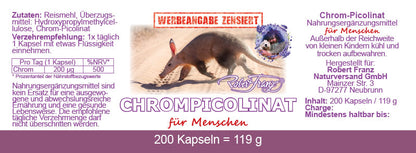 Robert Franz Chrom Picolinat Kapseln