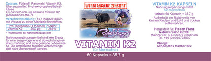 Robert Franz Vitamin K2 (60 Kapseln)