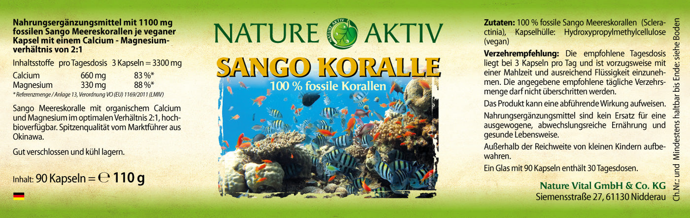 Nature Aktiv Sango Koralle (90 Kapseln)
