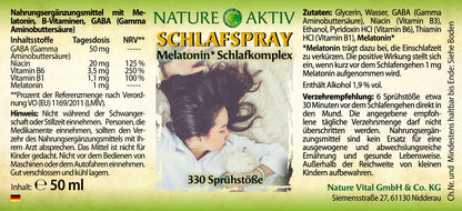 Nature Aktiv Schlafspray - 1 Sprayflasche (50 ml)