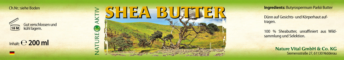 Nature Aktiv Shea Butter Creme (200ml)