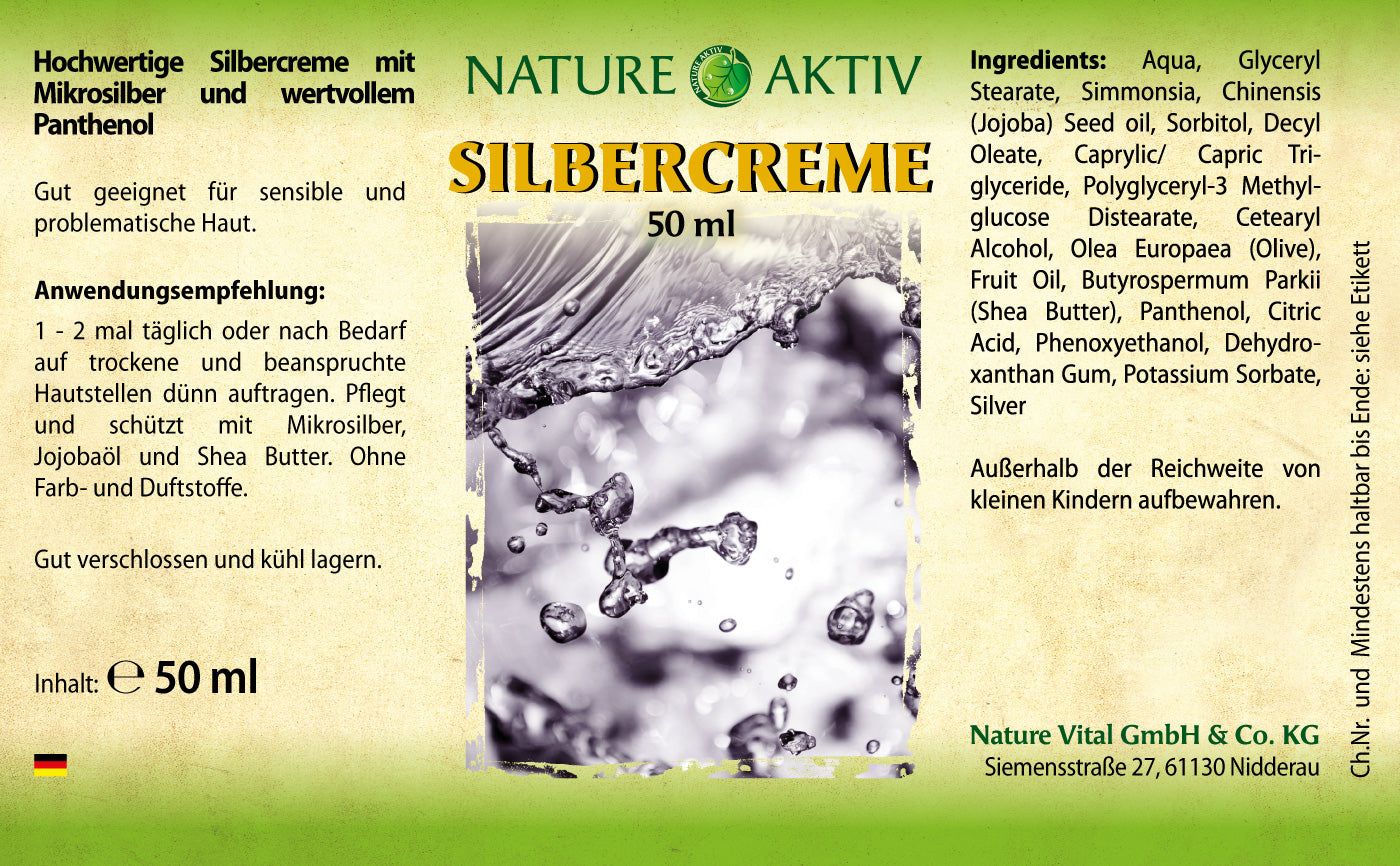 Nature Aktiv Silbercreme (50ml)